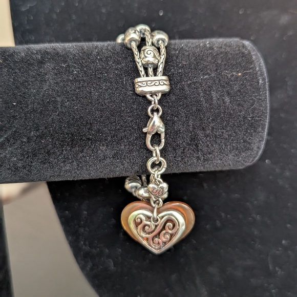Brighton Silver Heart Charm Bracelet - Picture 3 of 7